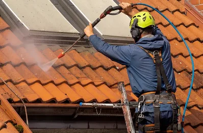 Démoussage et hydrofuge de toiture à Lebiez
